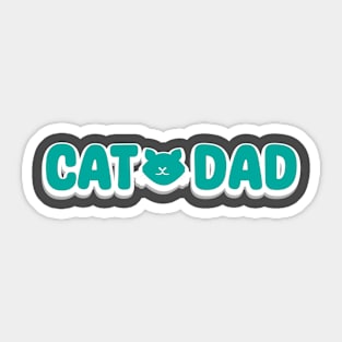 Cat Dad Sticker